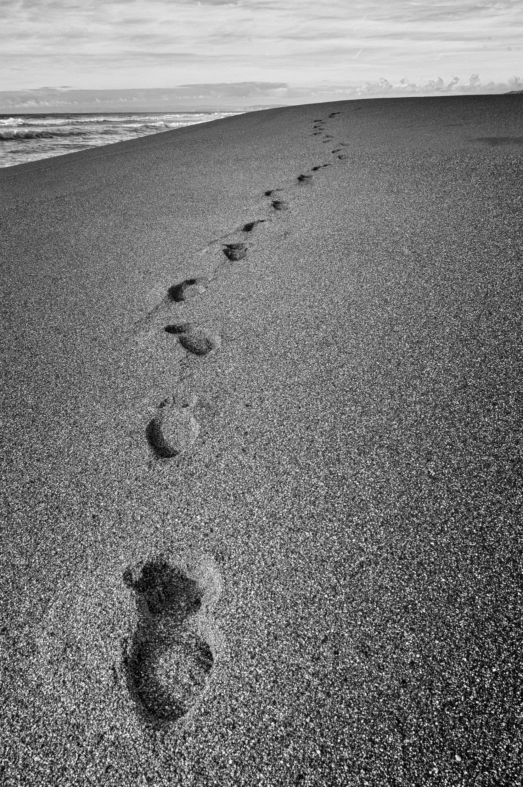 Beach Footprints Roger W Dormann Fine Art Photographer