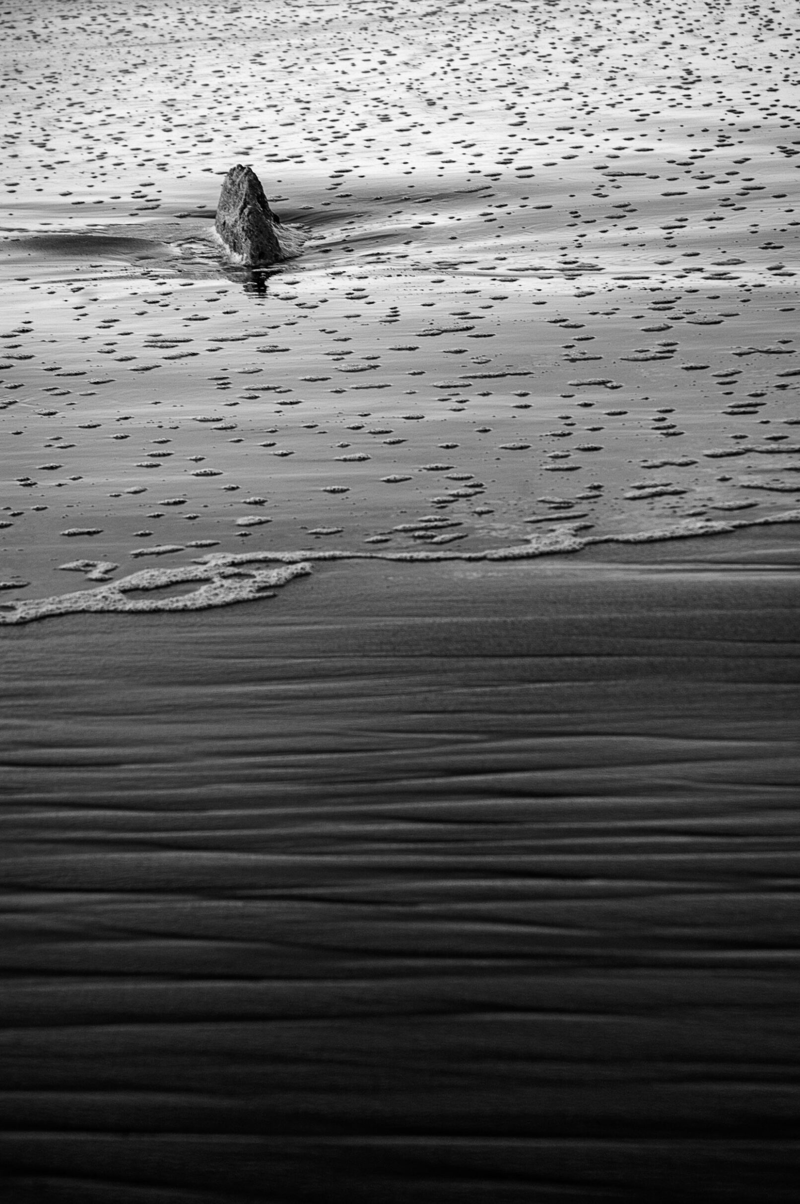 Rock on beach