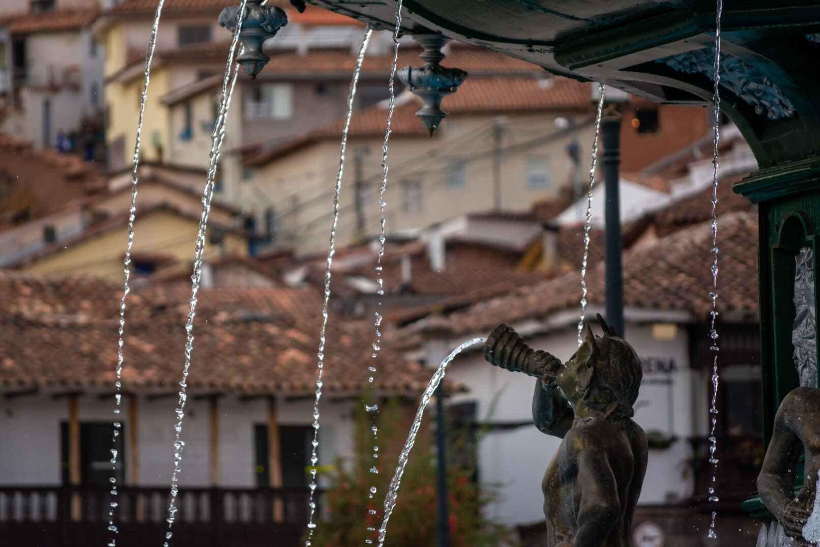 Water fountain in Cusco, Peru