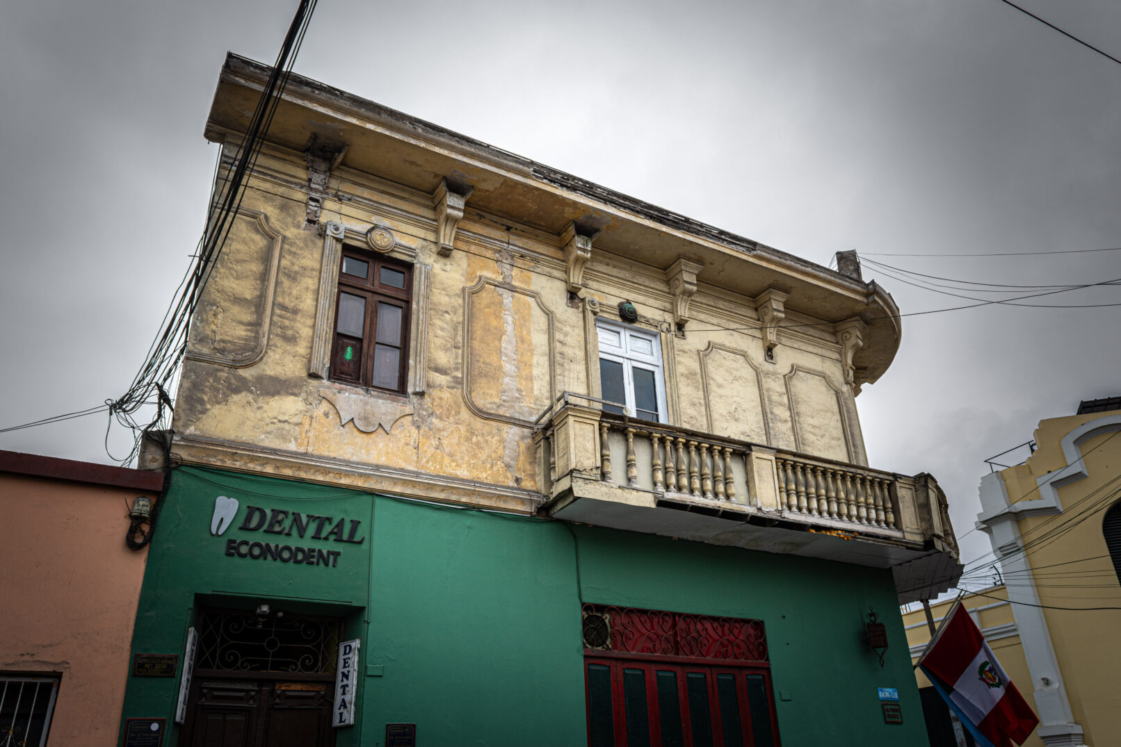 Old building in Lima, Peru