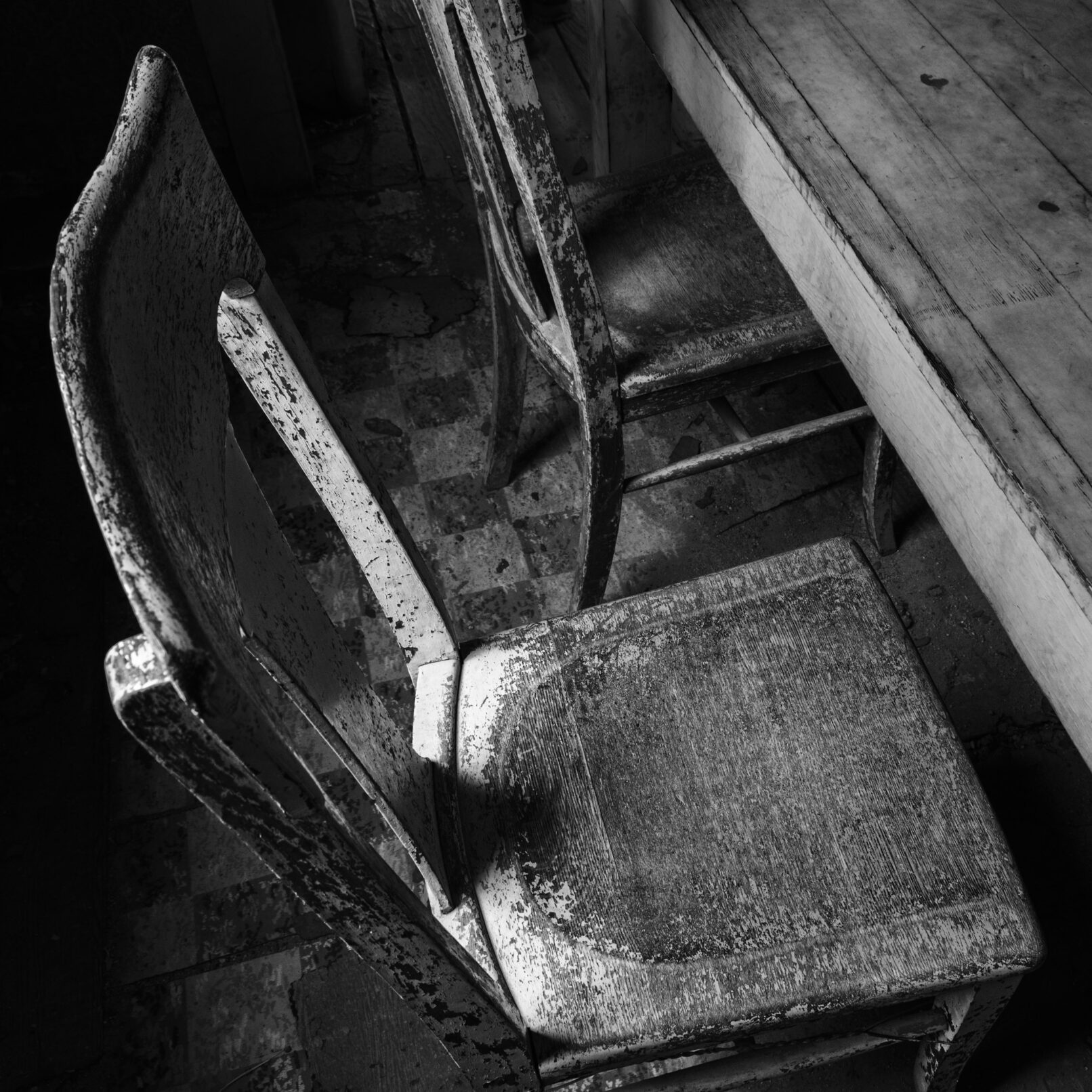 Old chair in Bodie, California ghost town