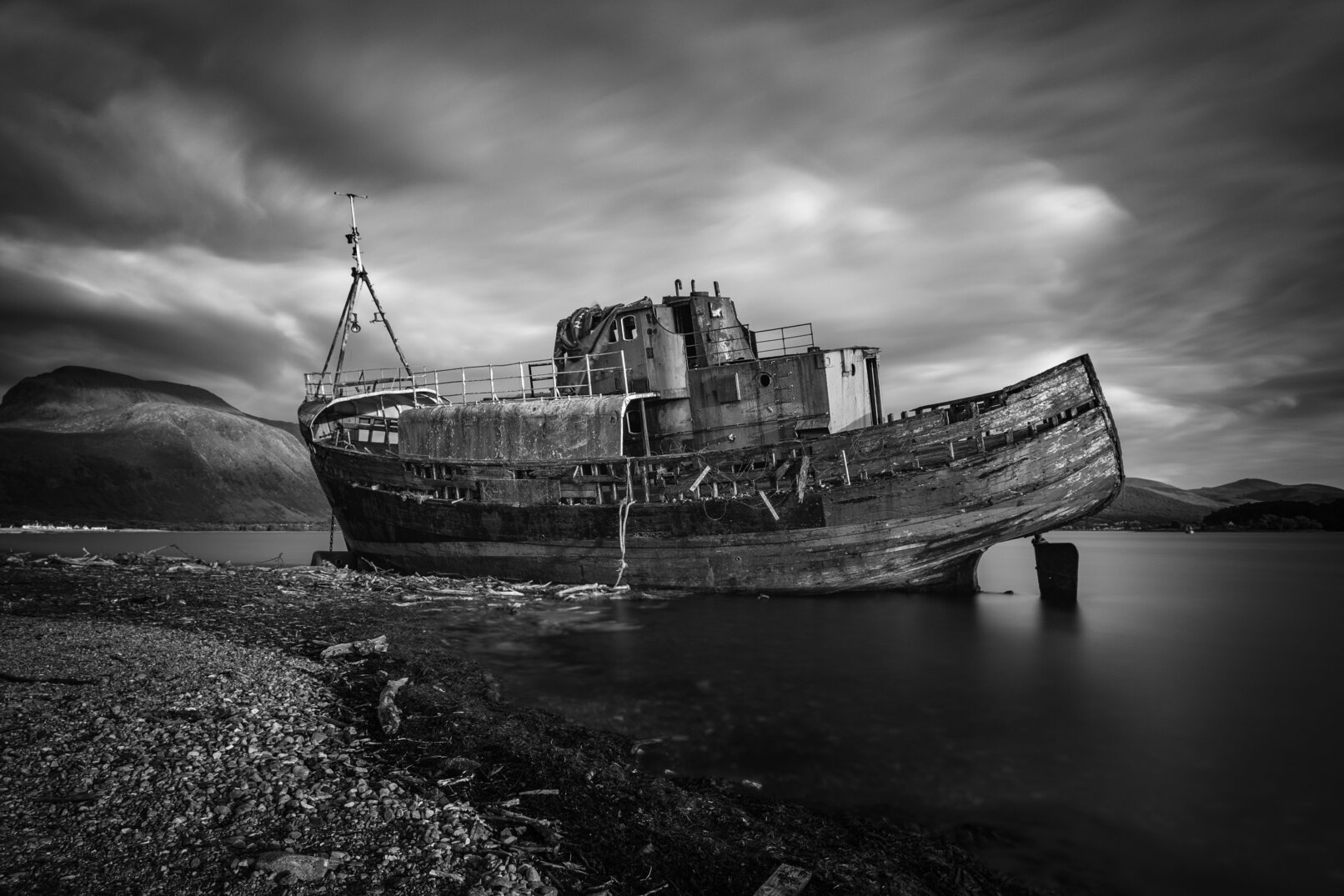 shipwreck corpach, Fort William, Scotland