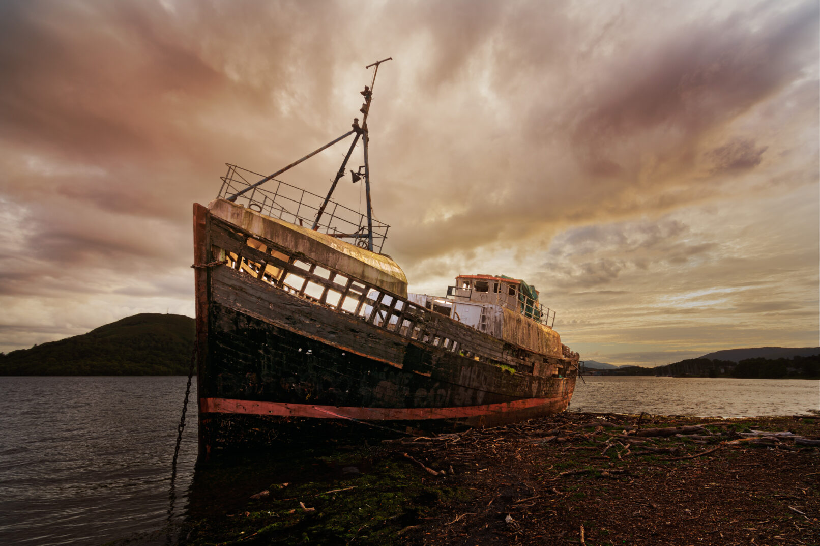 shipwreck corpach, Fort William, Scotland