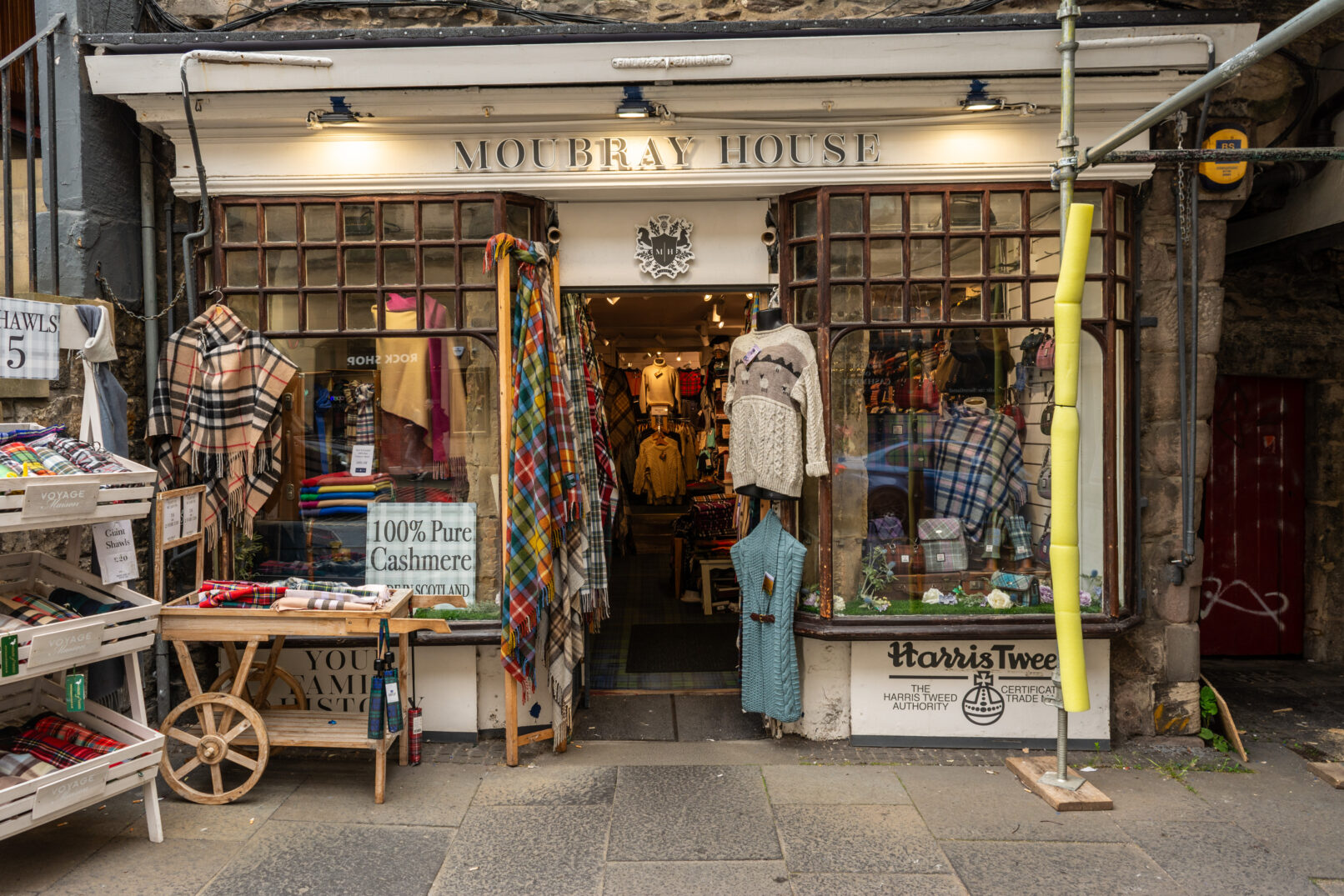 Moubray House clothing shop, Edinburgh, Scotland