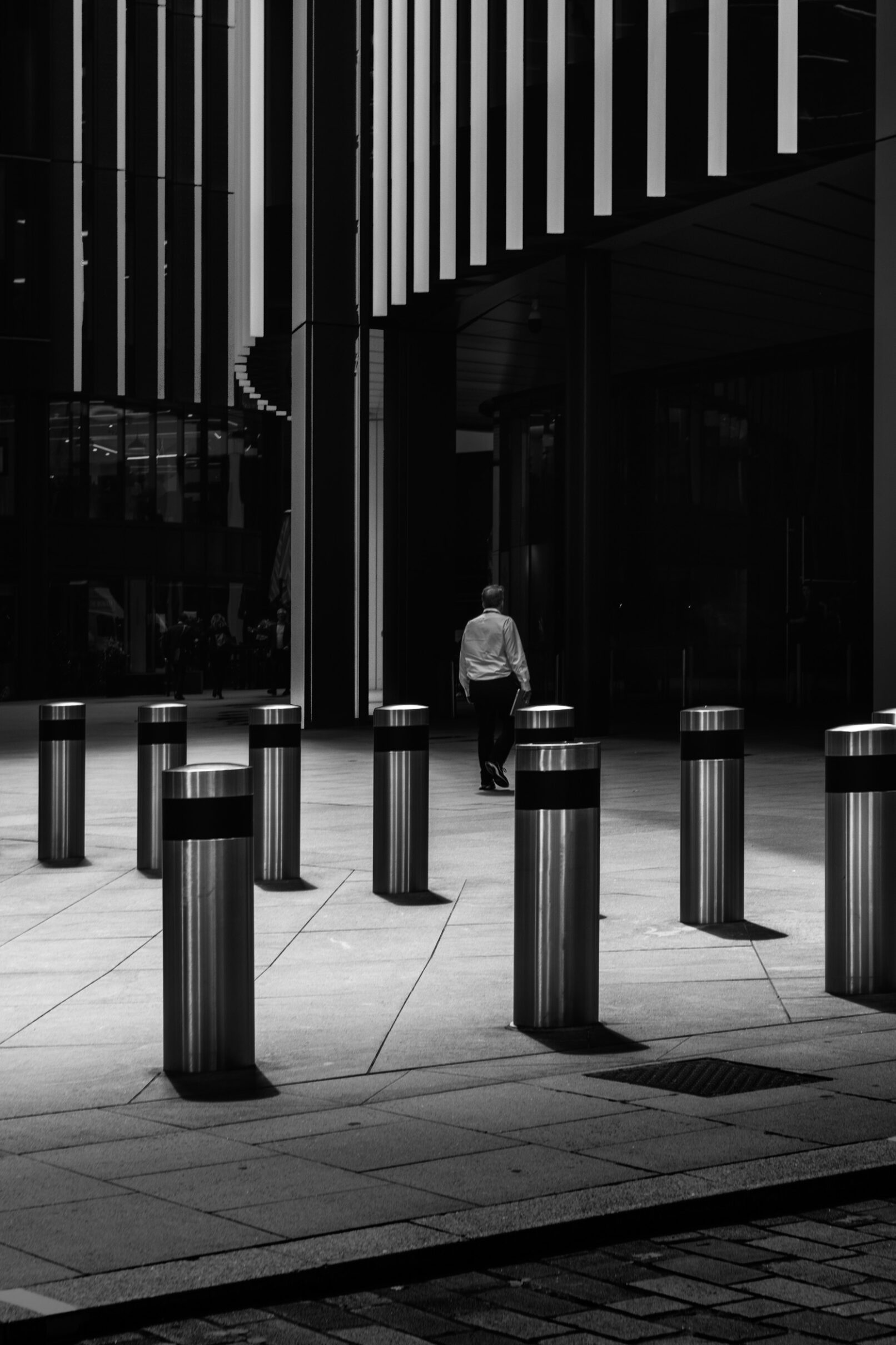 man on street, London