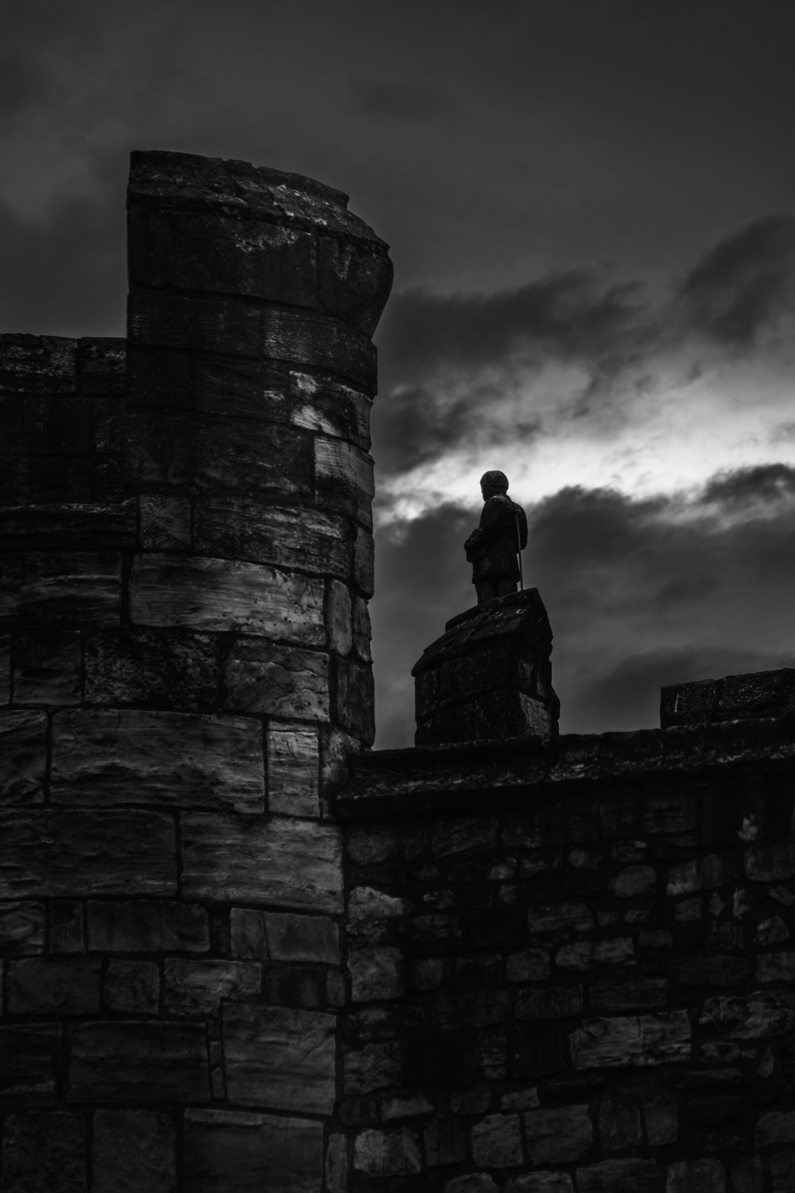 City wall at York, England